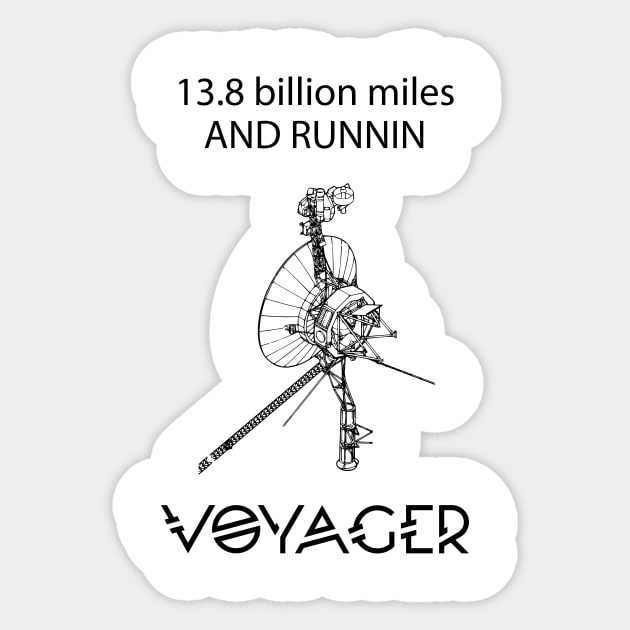 Voyager Still Runnin Sticker by DreamsofDubai